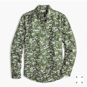 J.Crew Collection silk button-up in jungle cat (6)